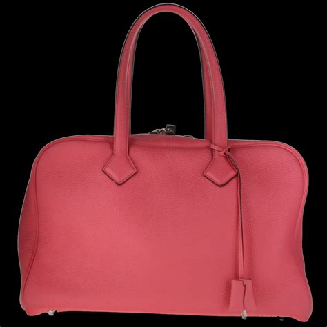 hermes victoria leather bag